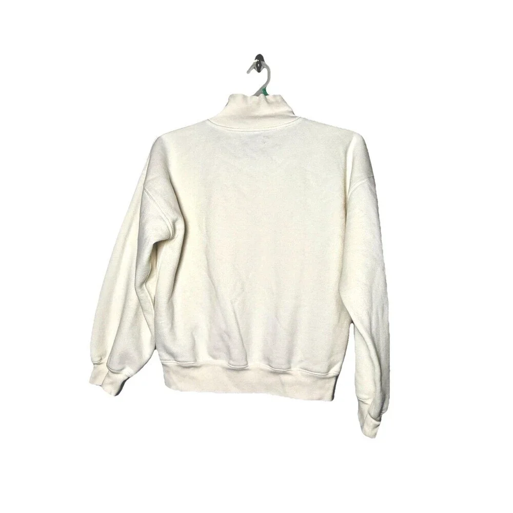 J. Crew Heritage Fleece Half-zip Sweatshirt Women's Size Medium